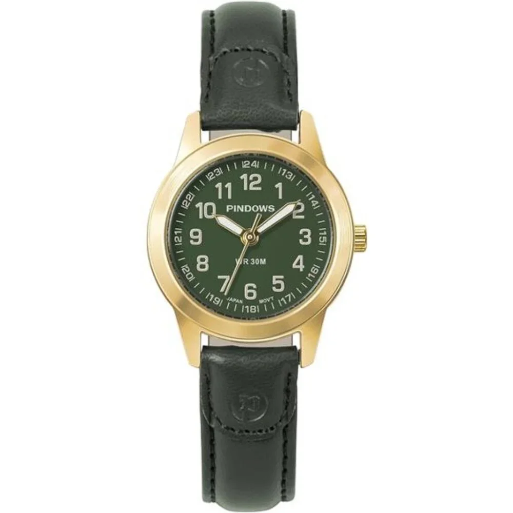 Slim Minimalist Quartz Analog Watch for Women, Gold-Tone Case - Picture 3 of 8